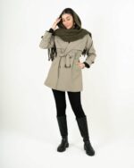 ترنچ کت کوتاه زنانه مدل سارا بسته 21 عددی - تصویر 7